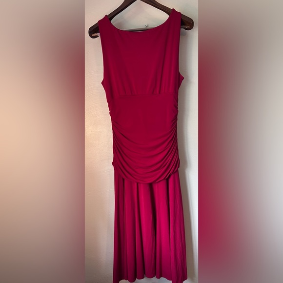 BCBG Women’s Size L Lined Dress Red - Picture 2 of 4